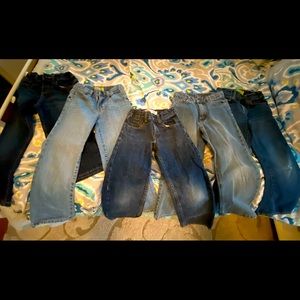 Size 6 - boys jeans - 5 pairs!